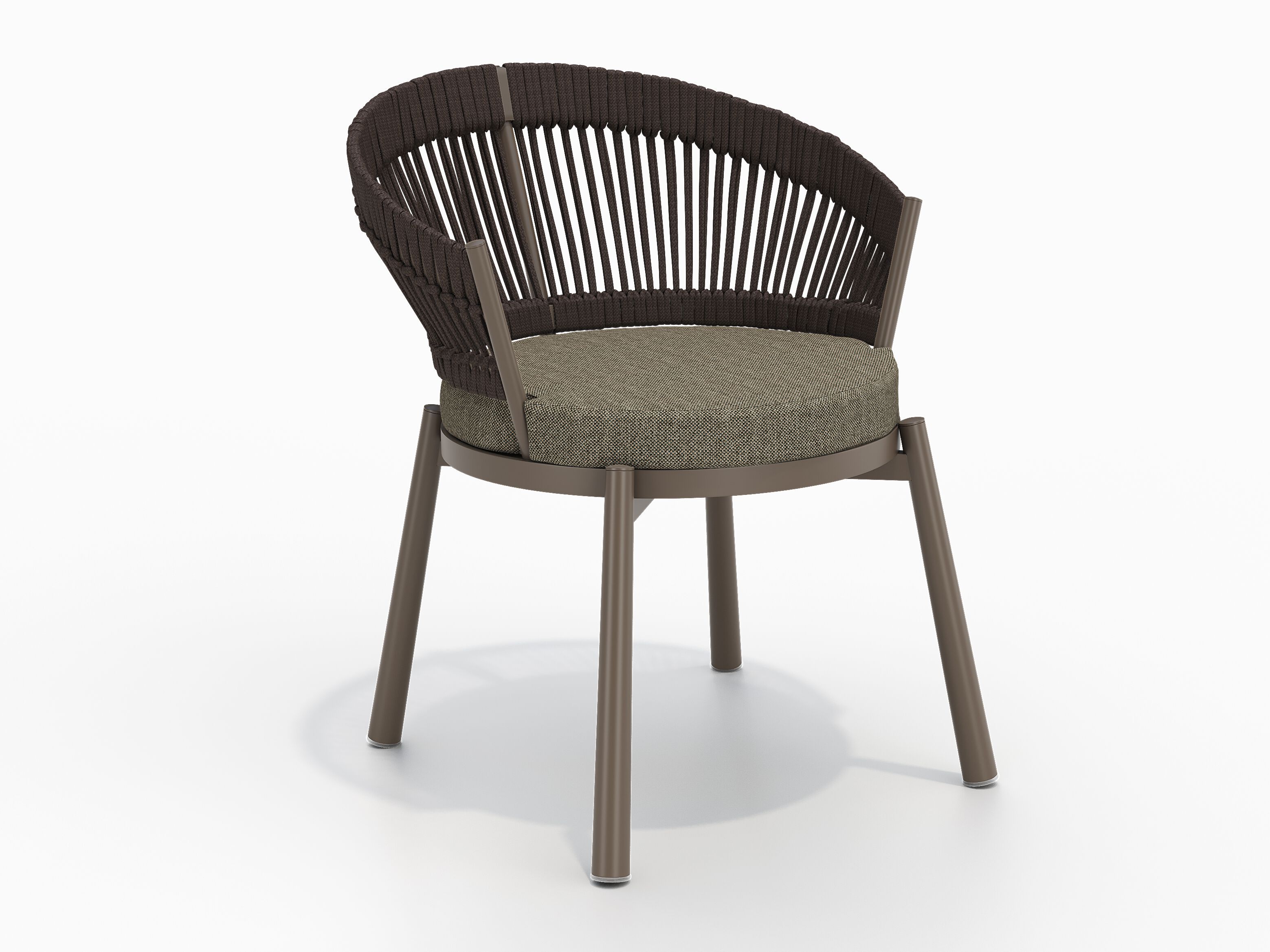 Веревочный и алюминиевый садовый стул с подлокотниками YAAZ Черепаха ARCH-00051144 - Вид №15