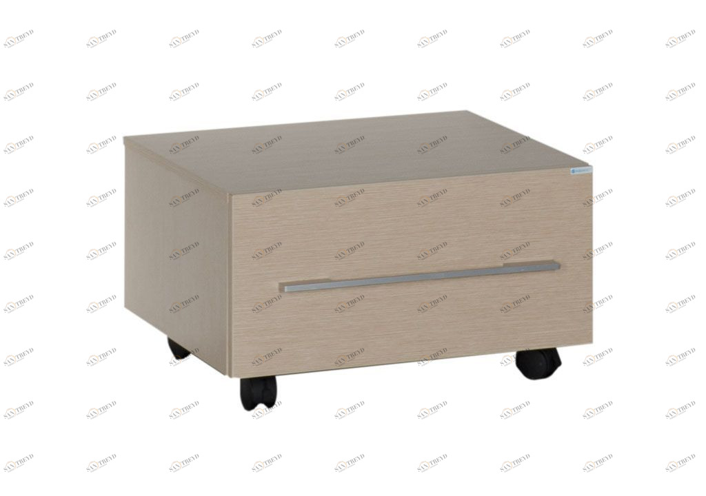 Тумба подкатная Aquanet Нота 58 светлый дуб 00170745