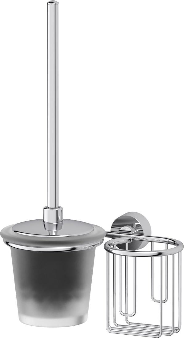 NOS 059 Держатель освежителя воздуха с туалетным ершом с крышкой FBS Nostalgy