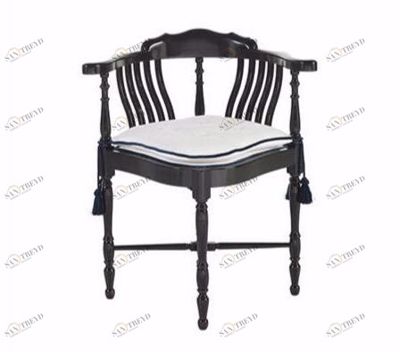 Gianfranco Ferré Home Стул из лакированного бука с обивкой sun-id-1461144