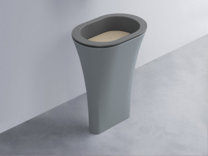 AMLA65-CM+AMPILO-AV+AMCOLO-BR Раковина Amedeo Ovale отдельностоящая cielo Enjoy + Amedeo
