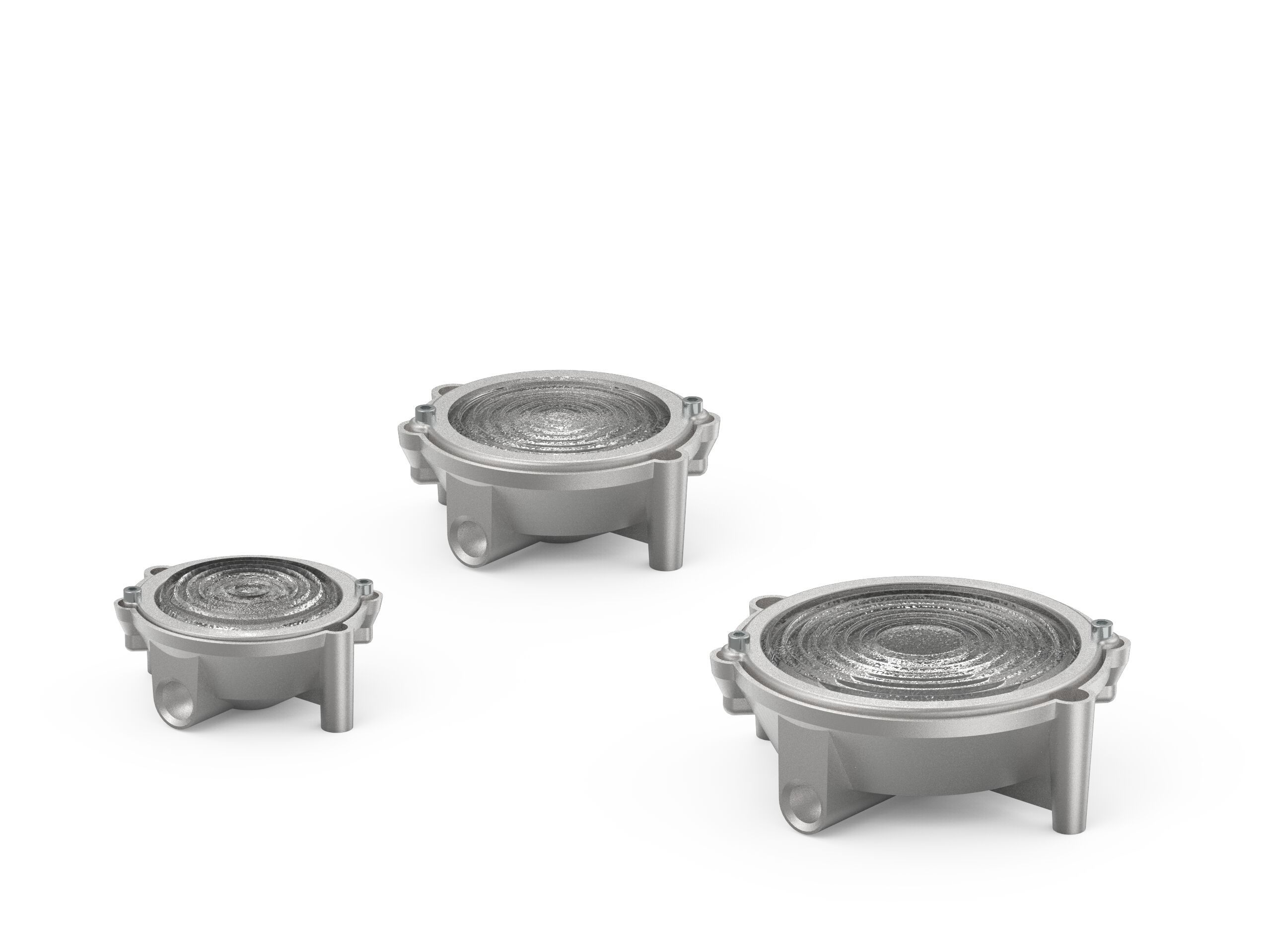 Натуральный алюминиевый потолочный светильник Genuit Silver ARCH-00000384 - Вид №1