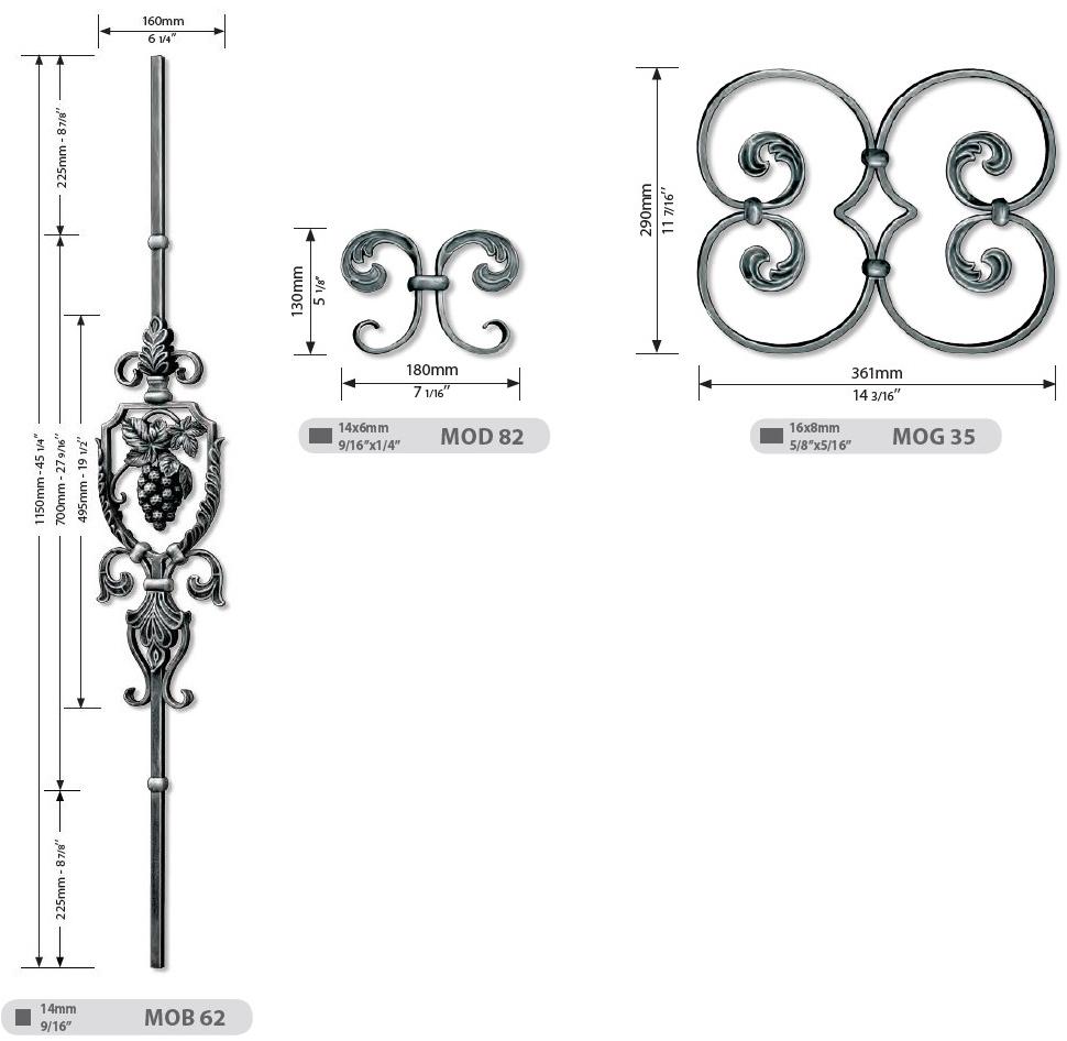 Grande Forge Парапет для лестницы sun-id-1514590 - Вид №4