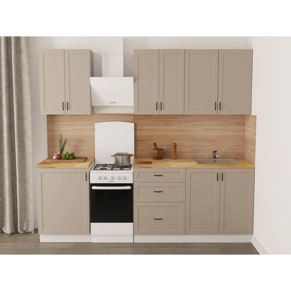 84370250 Столешница 120x60x4 см массив дерева цвет бук STLM-0048776 Santreyd Массив бука - Вид №5