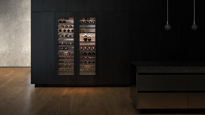 Gaggenau Холодильник для вина из нержавеющей стали со стеклянной дверцей Serie 200 Rw466364  - Вид №4