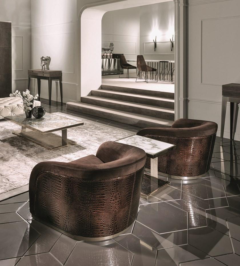 Longhi Кожаное кресло с подлокотниками Loveluxe X 630 - Вид №1