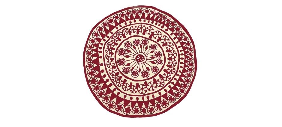 004026 Круглый ковер Nanimarquina Rangoli Santreyd  - Вид №1