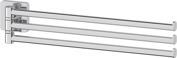 AVA 017 Держатель полотенец поворотный тройной 37 cm ELLUX Avantgarde