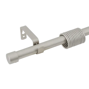 Карниз однорядный раздвижной 160-320 см металл цвет стальной