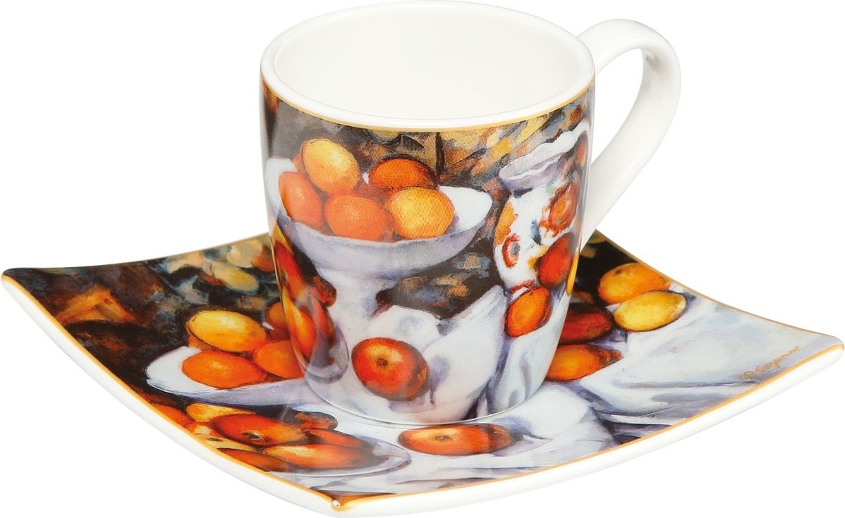 10638388 Goebel Чашка с блюдцем Hатюpмоpт I"0.1 CEZANNE Фарфор 