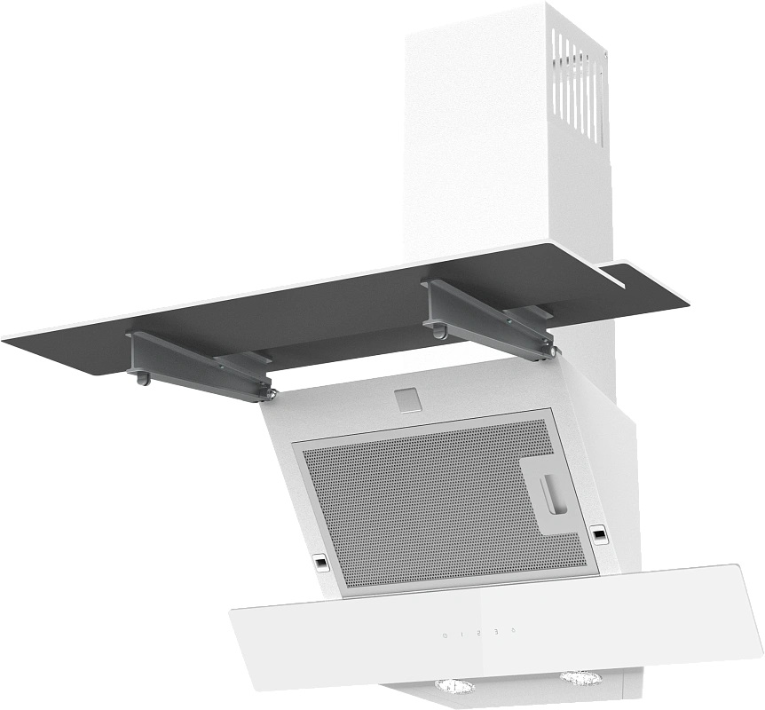9973962 Вытяжка наклонная Darina SLIDE GD603W белый/белый STDN-0087954 - Вид №2