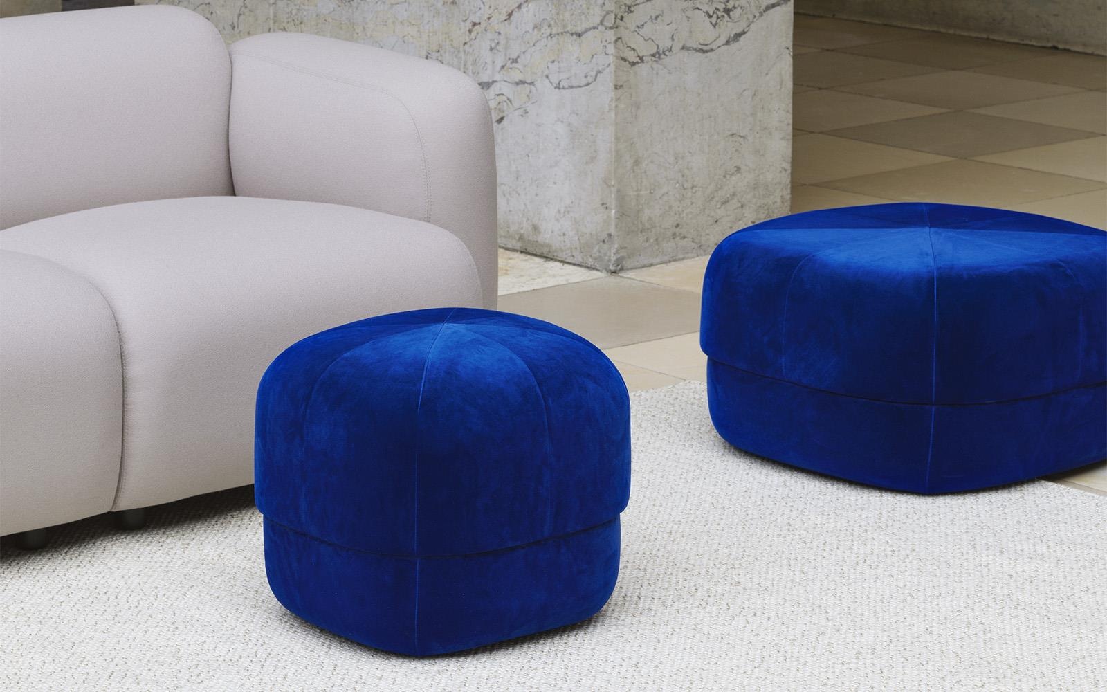 601067 Pouf Large Electric blue Норманн Копенгаген Normann Copenhagen Circus - Вид №1