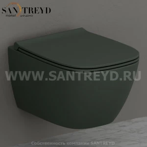 GNS03FE Подвесной унитаз настенный Зеленый Ceramica Globo GENESIS Италия