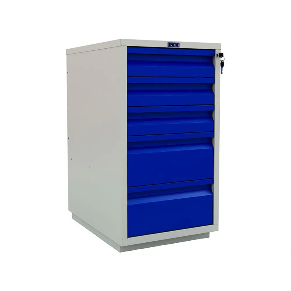 Тумба с 5 ящиками Profi WD-5 46x84x64 см металл синий 87678713 STLM-2205000 Santreyd 
