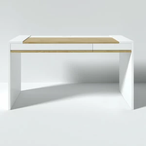 Письменный деревянный стол белый 160 см Mass BRAGIN DESIGN  00-3879378 Бежевый;белый