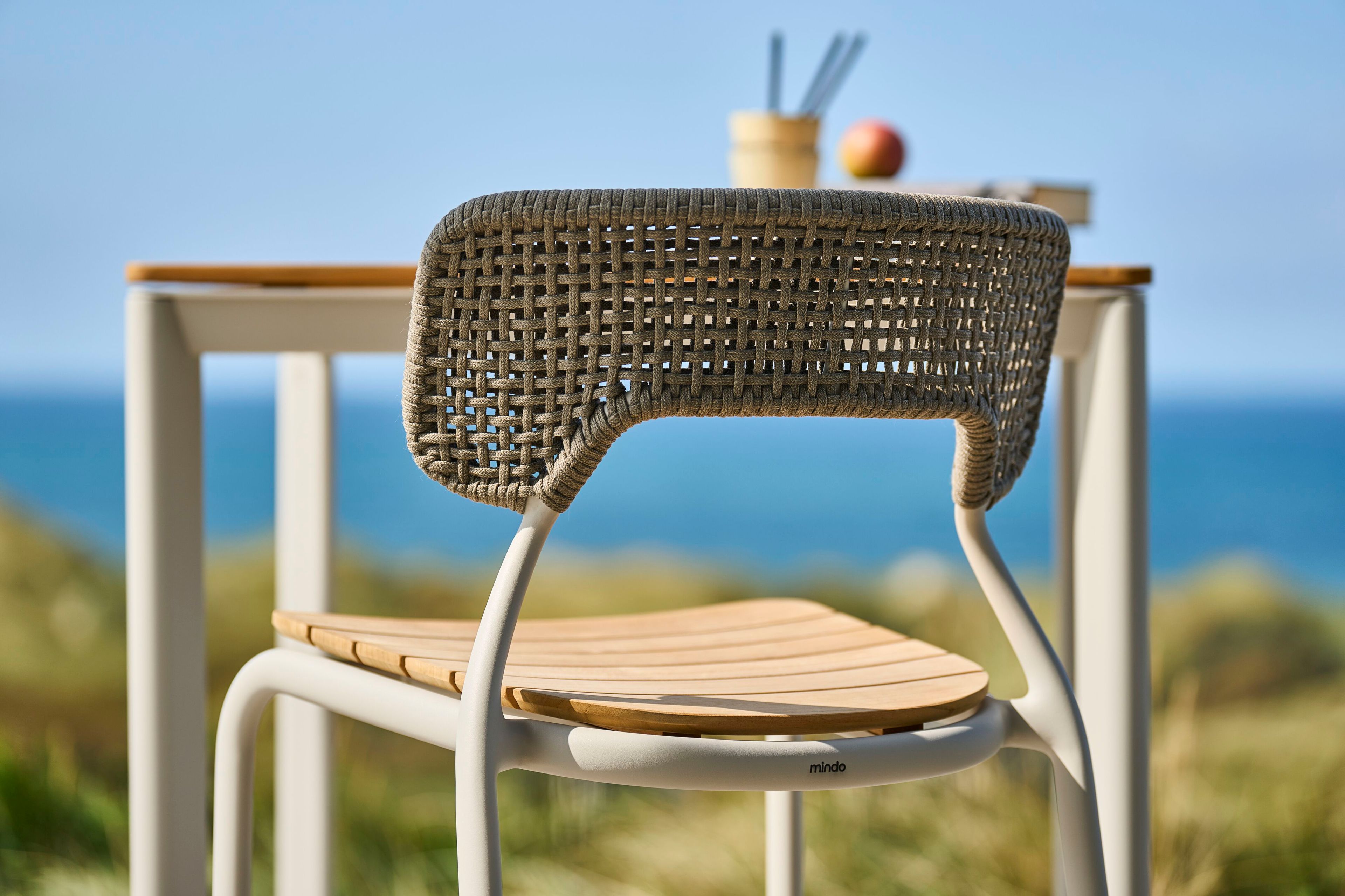 Высокий прямоугольный садовый стол из тикового дерева Mindo Mindo 102 ARCH-00126330