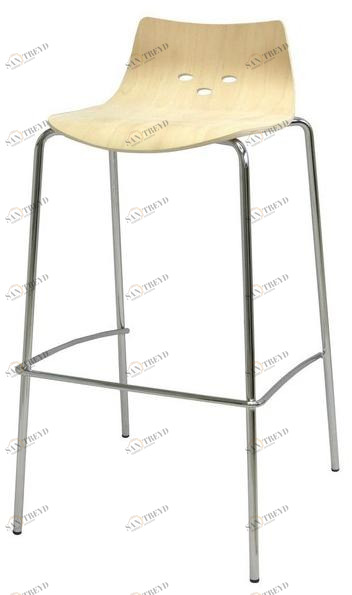 Vela Arredamenti Барный стул высокий деревянный с подставкой для ног Sgab-prince sun-id-1463806