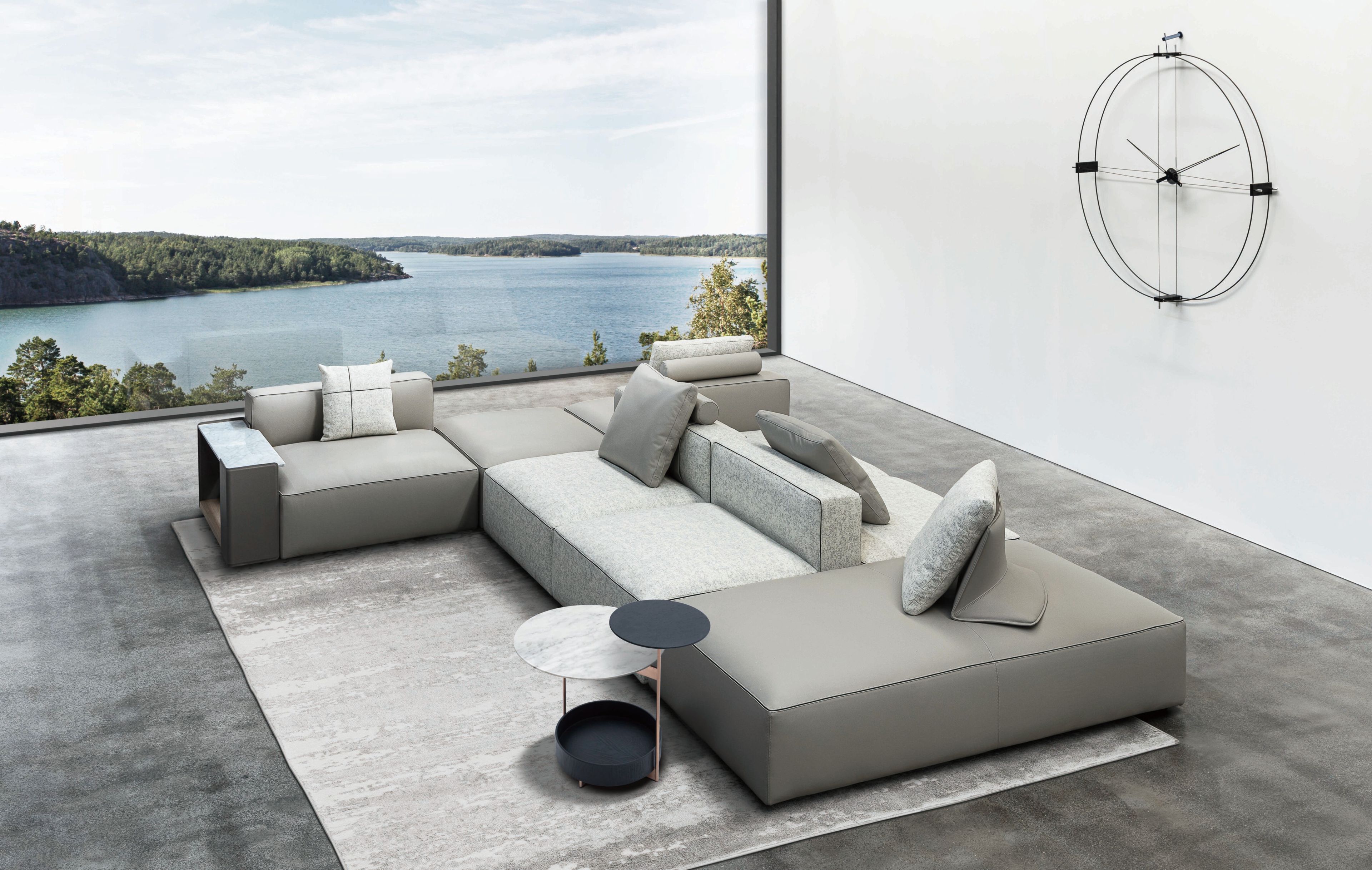 Кожаный диван с отсеком для хранения CAMERICH Rubix ARCH-00083191 - Вид №5