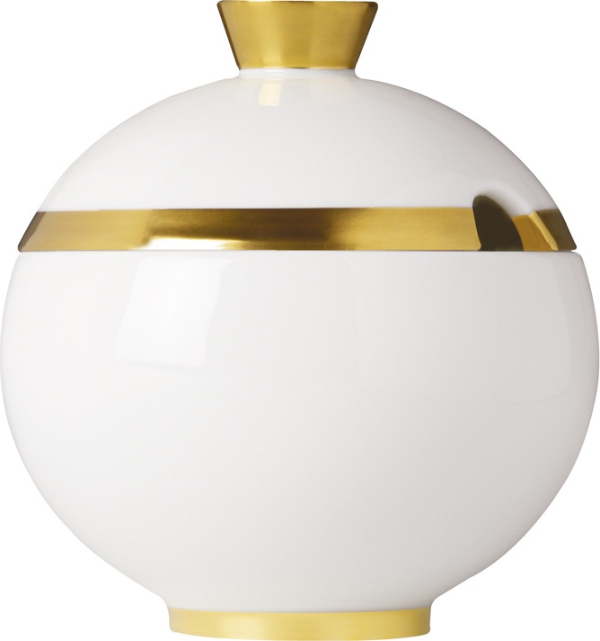 91588 Sieger by Furstenberg Сахарница Sieger by Furstenberg "Мой фарфор! Золотое сокровище" 180мл Фарфор, Керамика 