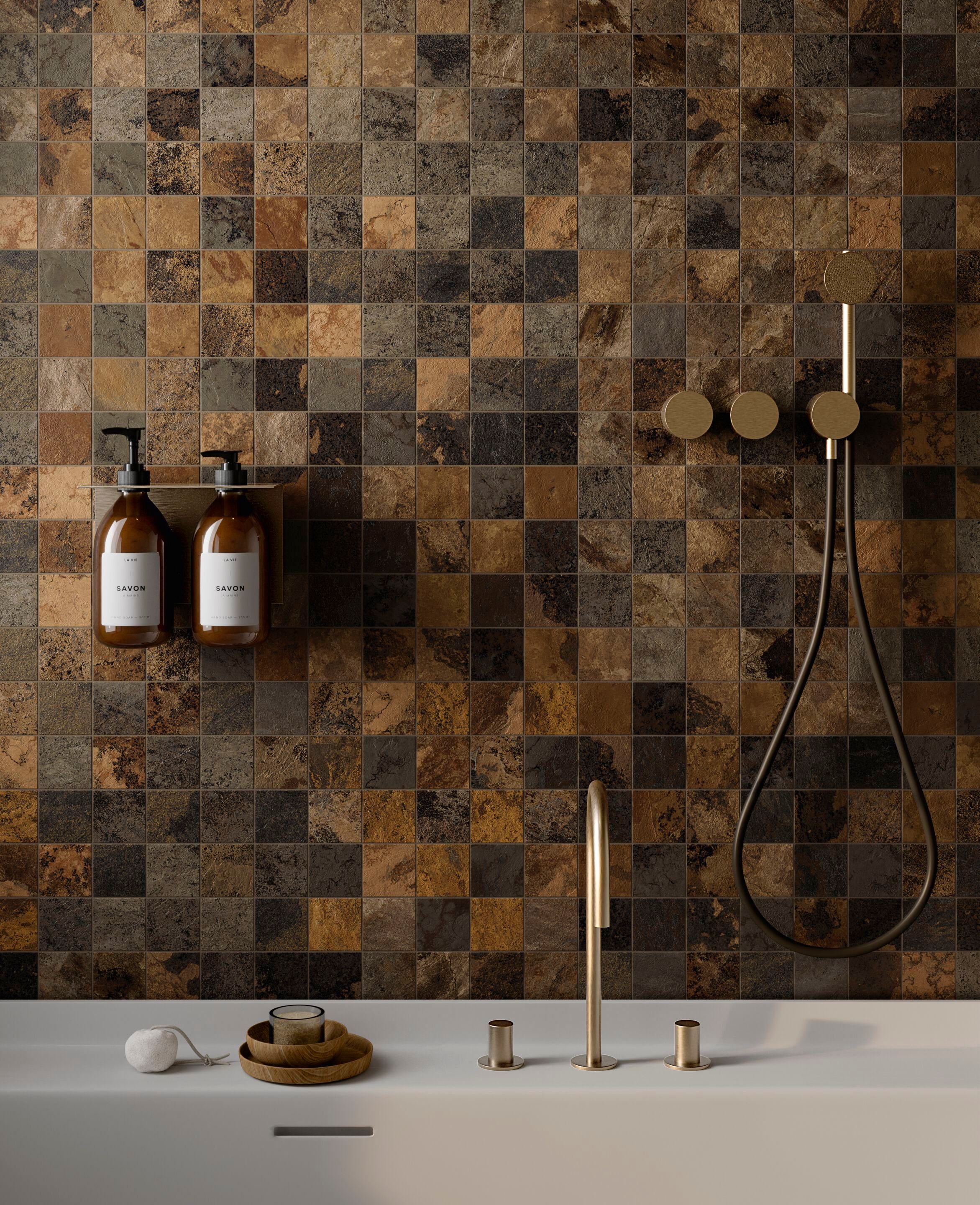 Пол / облицовка керамогранита с эффектом камня CERAMICA SANT'AGOSTINO Metastone ARCH-00039803 - Вид №2