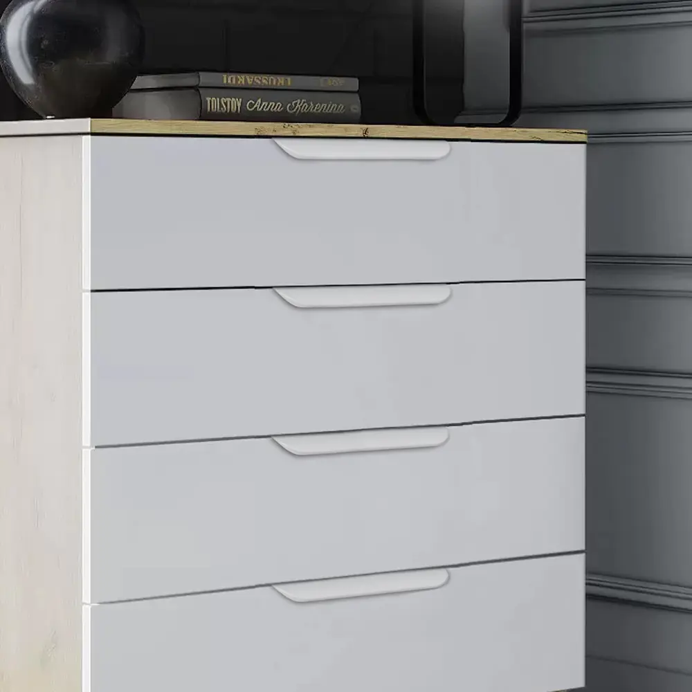 INSPIRE Белая алюминиевая ручка-профиль для мебели 224 мм 88021701 STLM-1567120 - Вид №5