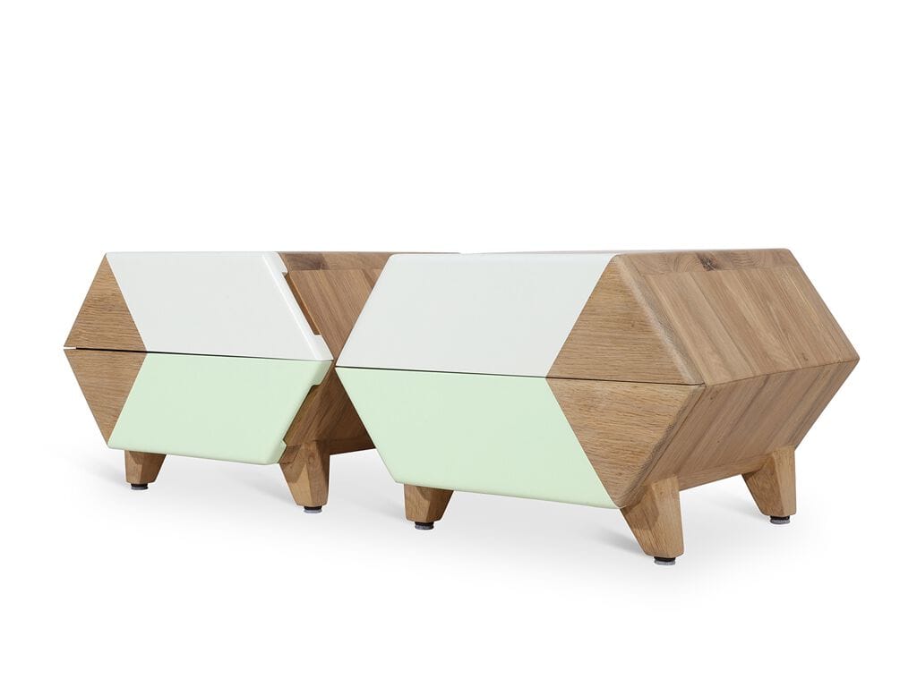 Тумбочка из массива дерева с ящиками Alankaram TIPKI ARCH-00004986 - Вид №3