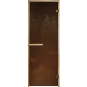 Дверь для сауны стеклянная бронза прозрачная 69x189 см цвет двусторонняя 17800493 STLM-2018868