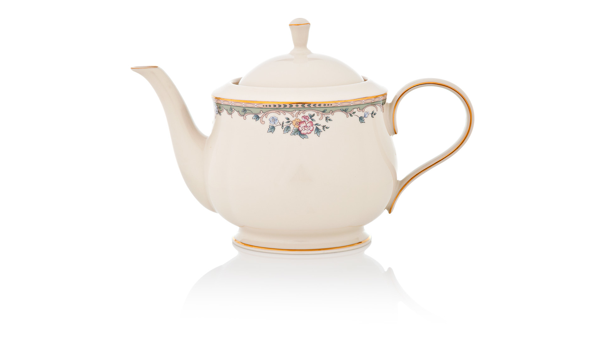 10665587 Lenox Набор из молочника, сахарницы и чайника Lenox "Весенняя аллея" Фарфор  - Вид №1