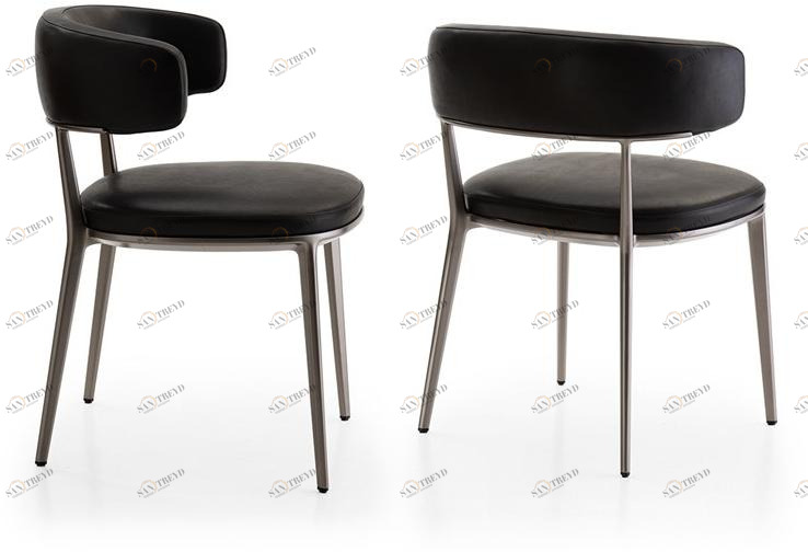 Maxalto Мягкое кожаное кресло с подлокотниками Caratos sun-id-1454308