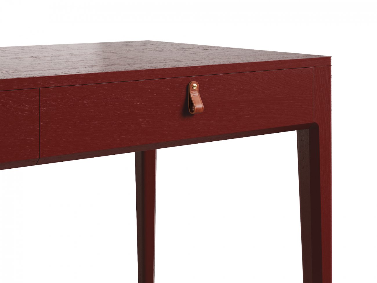 Письменный стол с ящиками марсала Case THE IDEA  210614 Красный  - Вид №2
