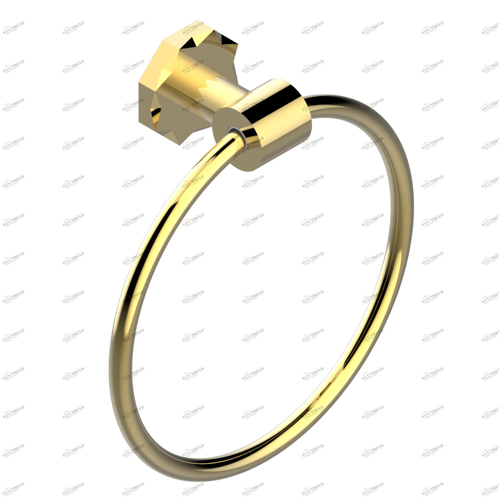 U2R-504N Полотенцедержатель-кольцо-Ø 180 мм одинарное Thg-paris Nihal porcelaine verte Золото U2R-504N CAT.F