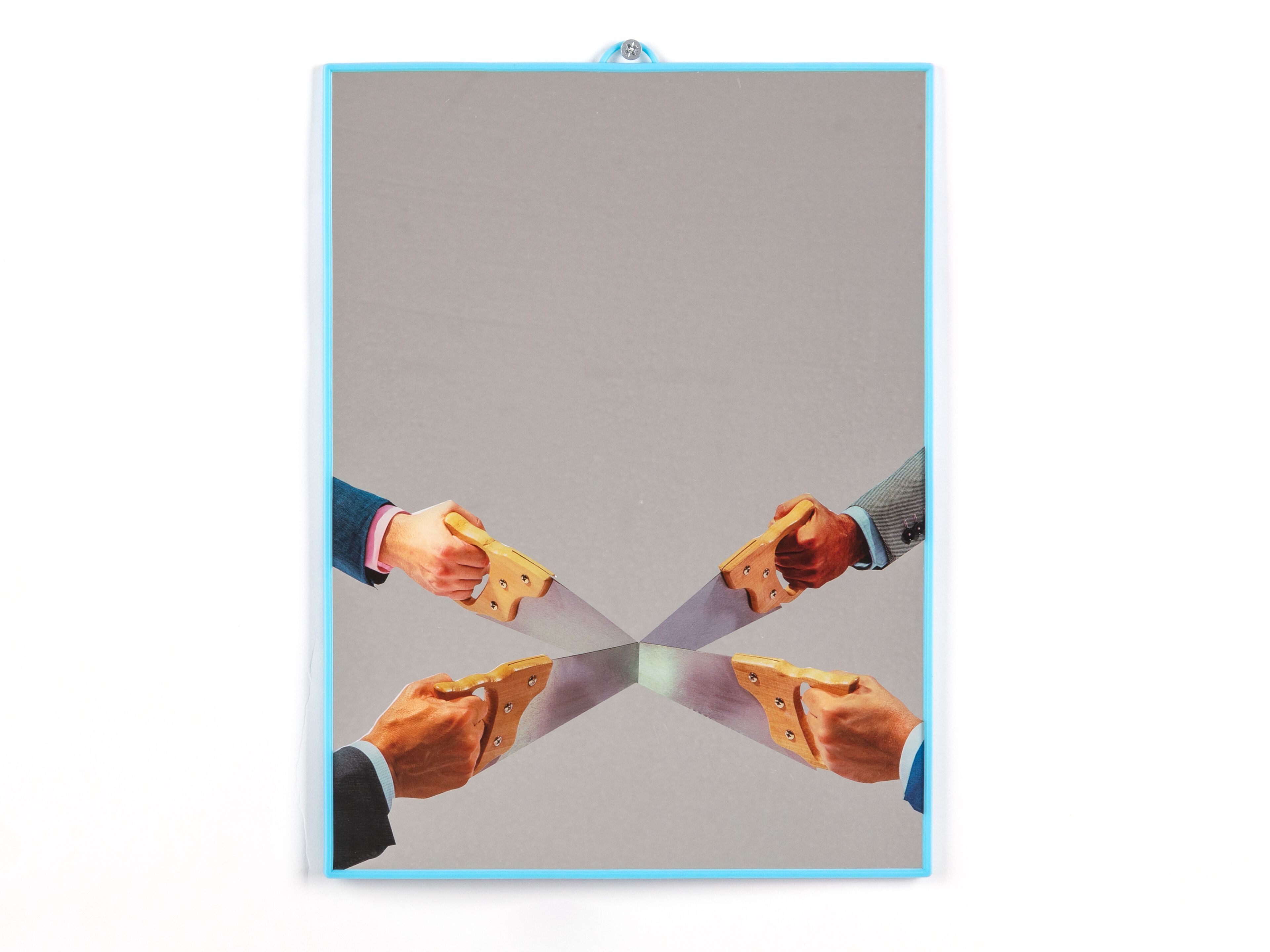 Настенное зеркало с пластиковой рамкой Seletti Seletti wears Toiletpaper ARCH-00056261 - Вид №1