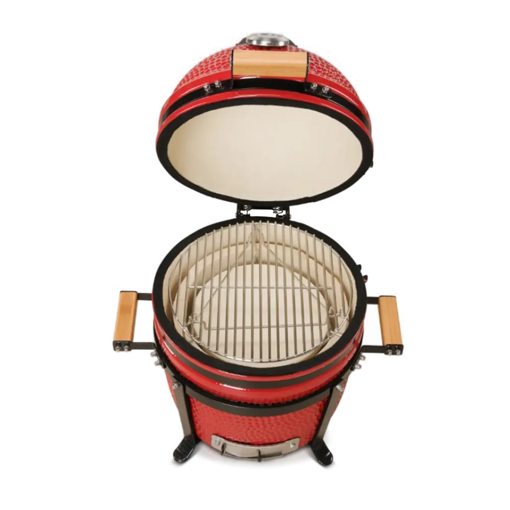 Гриль Kamado Bono Minimo 15" ø40 h64 см керамика красный STLM-2113182 - Вид №1