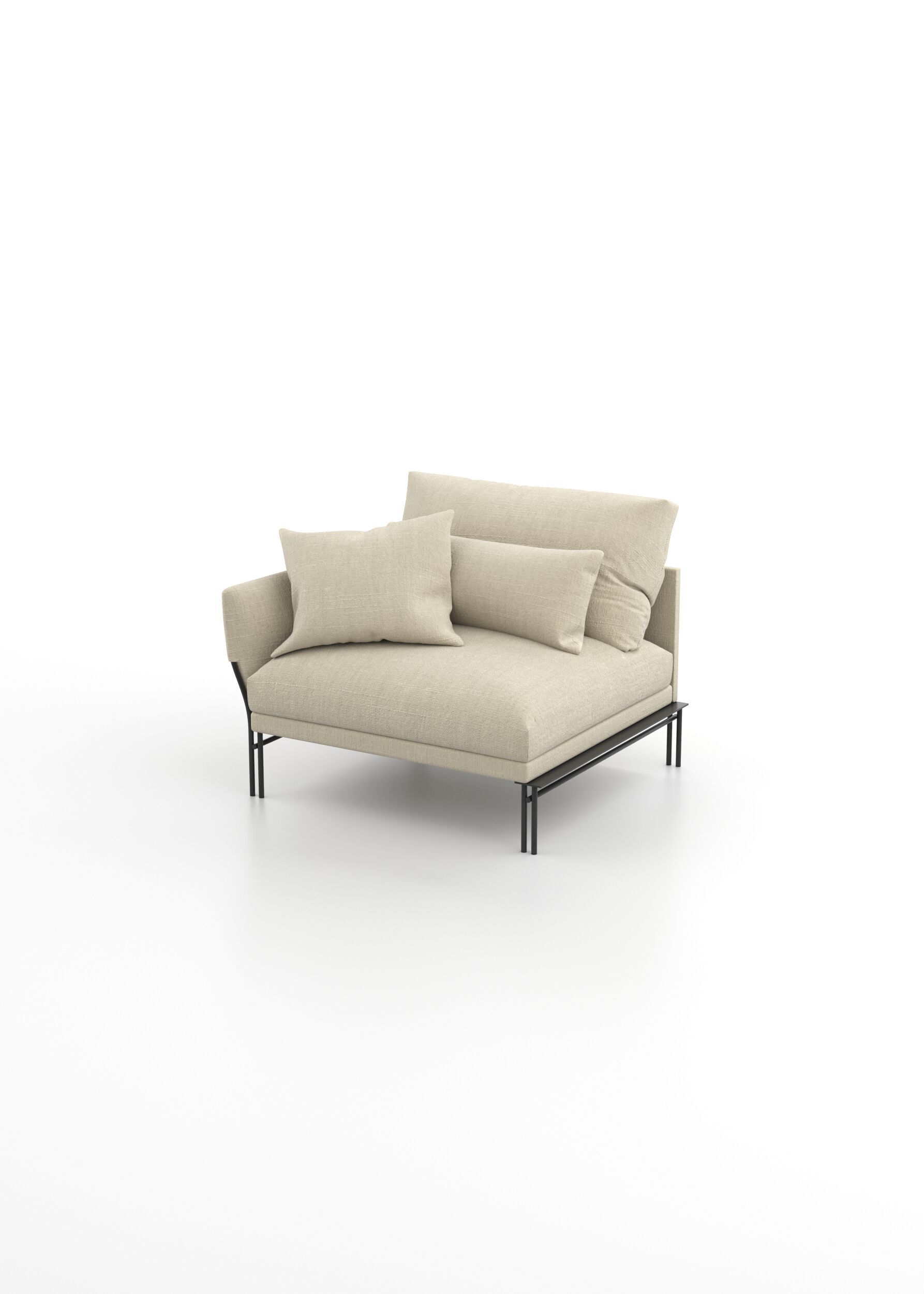 Модульный тканевый диван Omelette Editions Majestic ARCH-00045703 - Вид №6