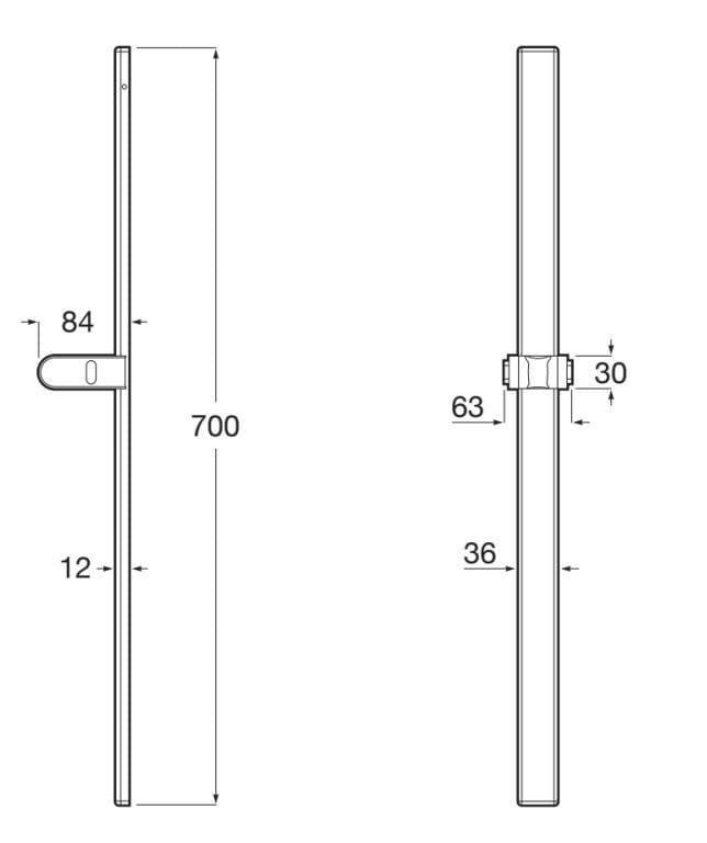 Металлический стержень Roca MINIMAL 5B07S1..0 ARCH-00074361 - Вид №1