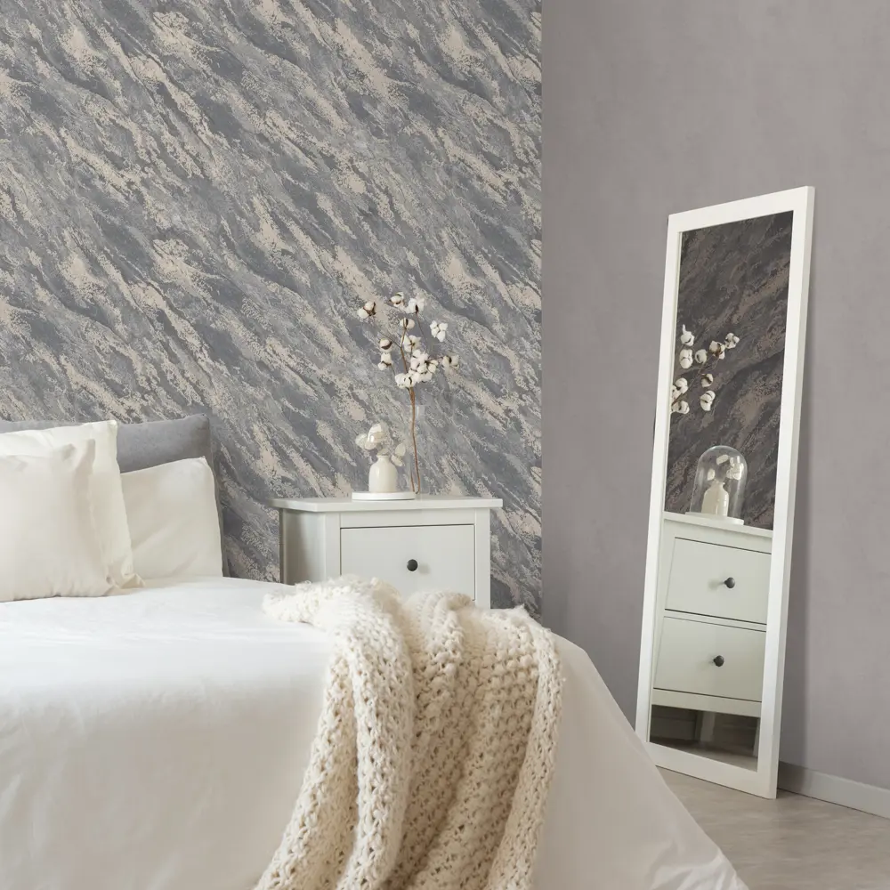 Обои флизелиновые Diamond Elbrus темно-серые 1.06 м DI5046-23 STLM-2106775 - Вид №3