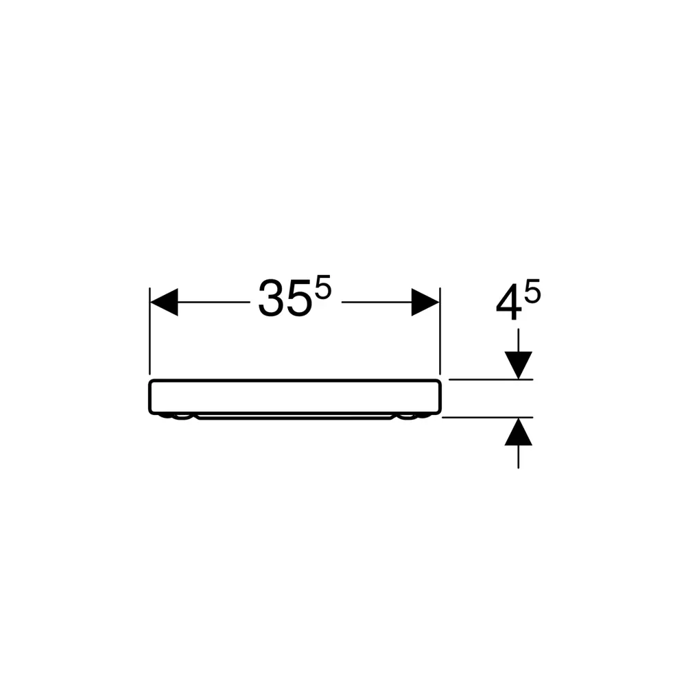 Сиденье для унитаза Geberit Icon дюропласт, цвет белый 82355492 STLM-2131209 - Вид №6