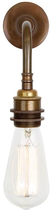 Mullan Lighting Бра с прямым светом ручной работы из латуни Lome vintage Mlwl362  - Вид №1