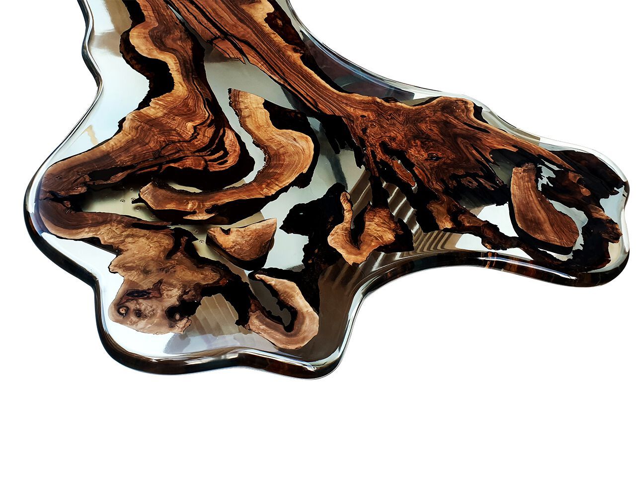 Стол из орехового дерева и смолы Legnor LEG2408743 / LEG2408744 ARCH-00131175 - Вид №5