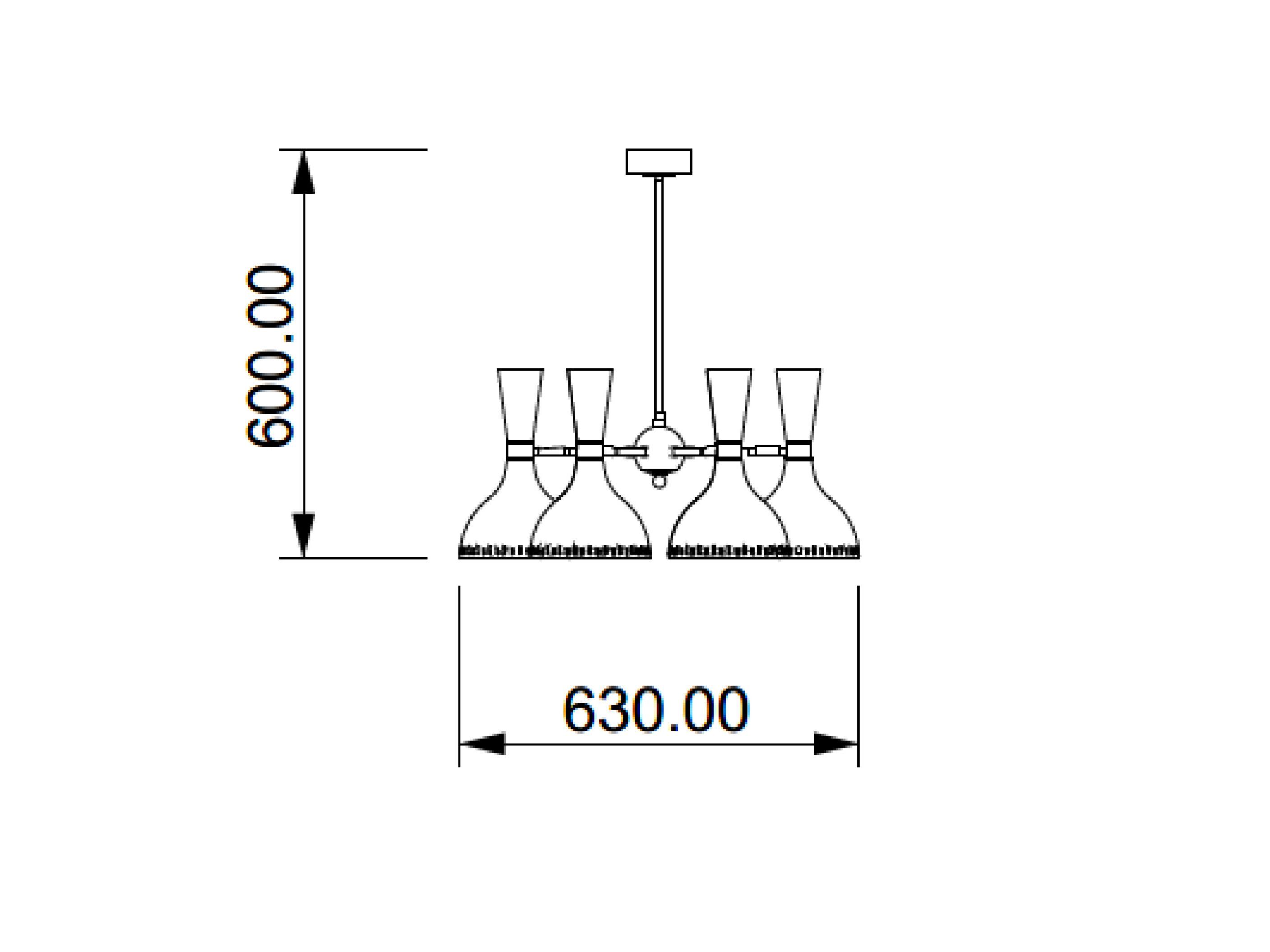 Металлический светодиодный подвесной светильник Lampex Italiana Bell ARCH-00099514 - Вид №2