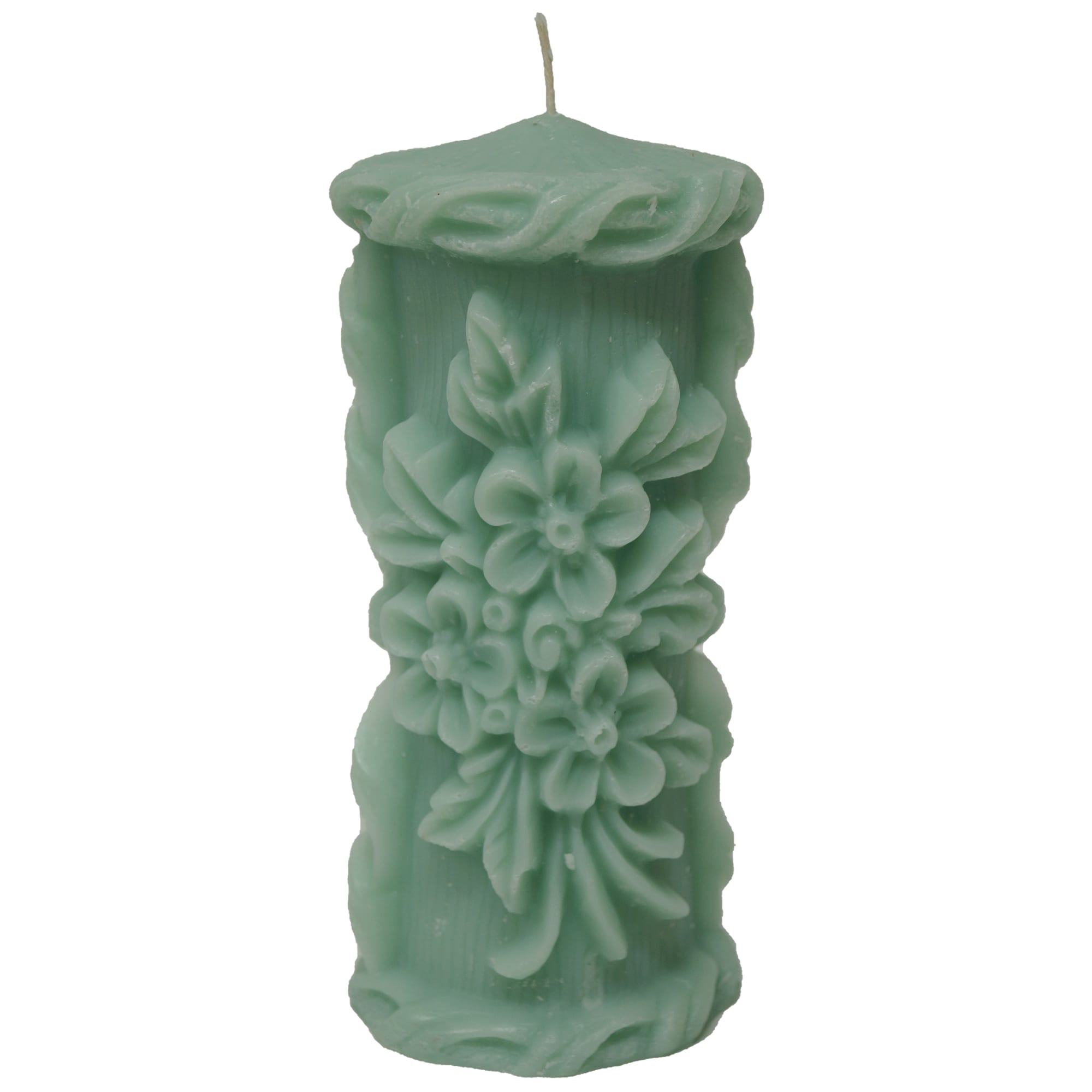 82625964 Свеча «Ночная фиалка», цвет бирюзовый Santreyd 