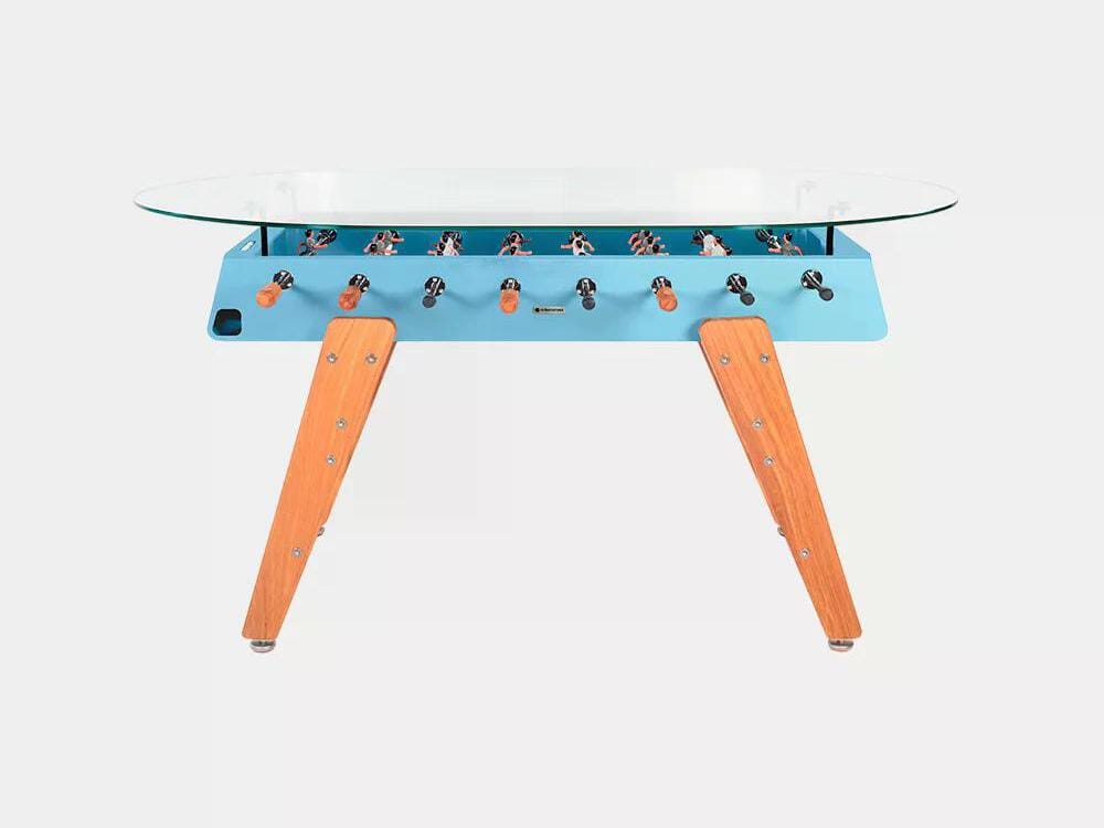 Овальный обеденный стол из стали и ироко со стеклянной столешницей RS Barcelona RS3 WOOD ARCH-00034979 - Вид №24