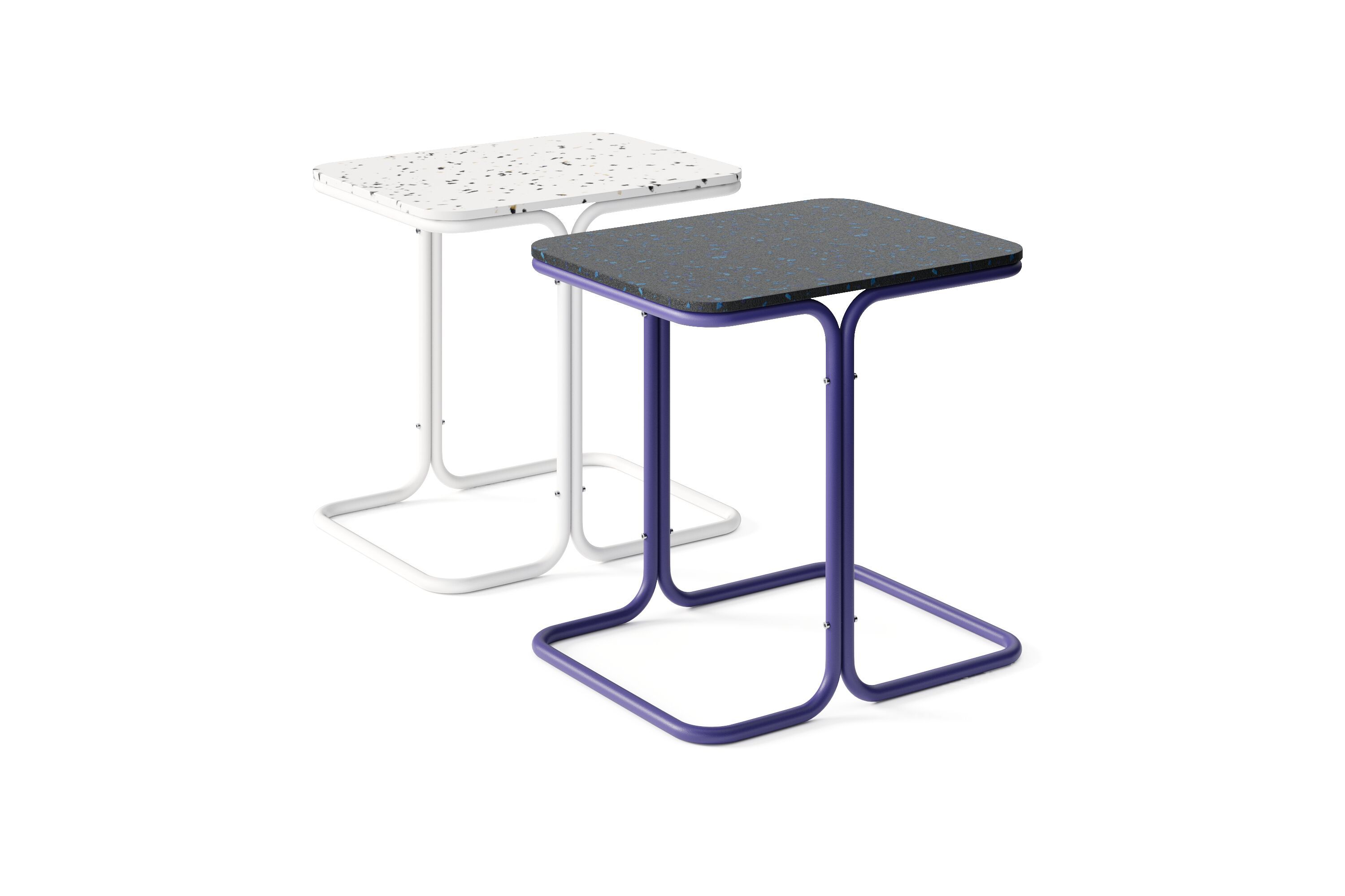 Журнальный столик из нержавеющей стали и переработанного пластика Joyf ЛИТО ARCH-00079291 - Вид №10