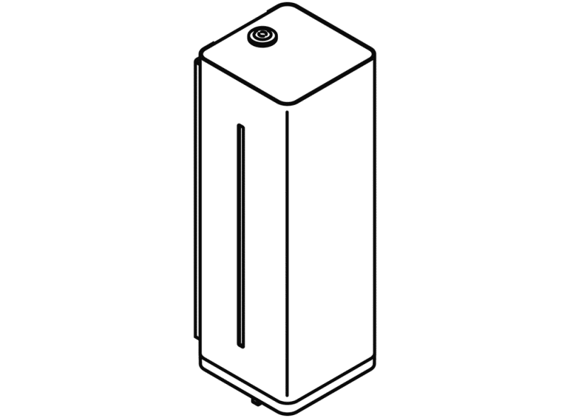 950.06.100 Дозатор для жидкого мыла HEWI Universalprodukte  - Вид №7