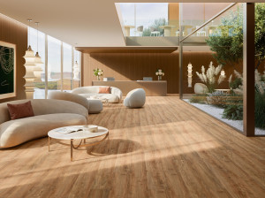 Пол SPC под дерево