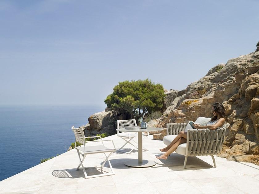 TRIBÙ Круглый садовый стол из вулканического камня T-table D2160/2161/2162/2163 - Вид №2