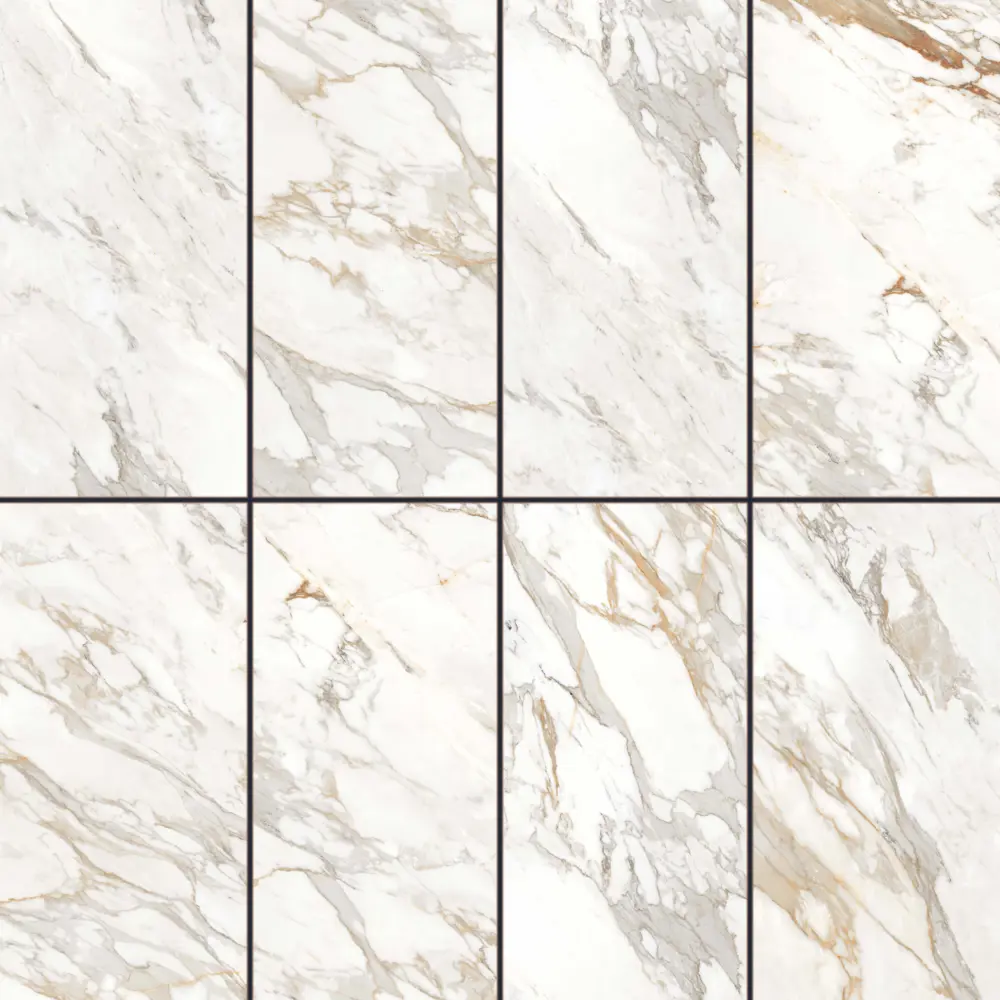 Керамогранит Arcadia Ceramica Calacatta Oro 60x120 см 1.44 м² глянцевый цвет белый 86386327 STLM-2013416 - Вид №2