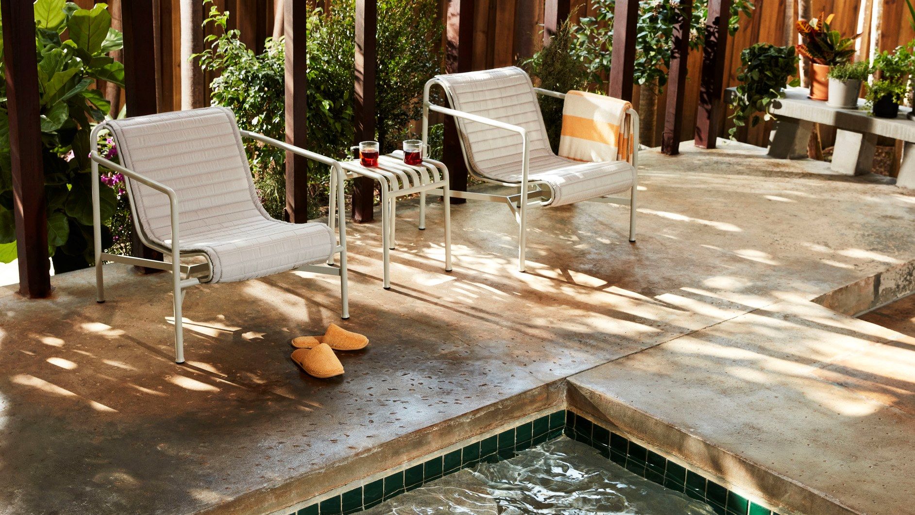 Стальное садовое кресло с подлокотниками Hay Палисад ARCH-00128999 - Вид №25