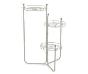 Подставка для цветов Kaskad 2 B серебро серый SHEFFILTON ПОДСТАВКИ ДЛЯ ЦВЕТОВ 014983 Серый