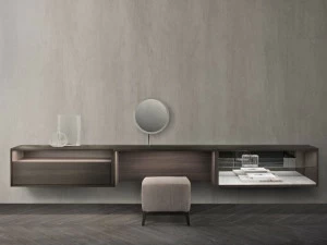 Flou Настенная модульная стенка для хранения из дерева